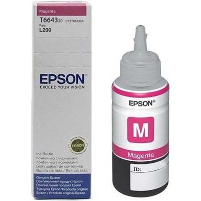 EPSON T6643 C13T66434A KIRMIZI MÜREKKEP 70ML