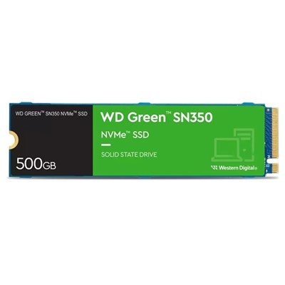 Wd Sn350 500Gb 2400/1500/Mb/S M2 Pcıe Nvme Ssd Wds500g2g0c