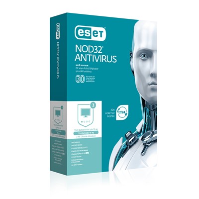 Eset Nod32 Antıvırus Kutu 3 Kullanıcı 1 Yıl