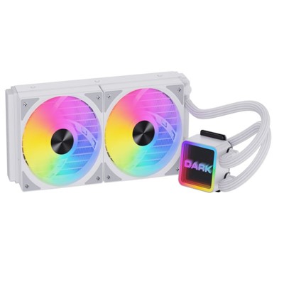 Dark Freezer W247w 240Mm Rgb 115X/1200/1700/Am4/Am5 Sıvı Sogutma Beyaz Dkccw247w