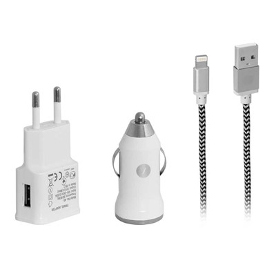 Frısby Fa-7538Ipu Iphone Data Kablo+Adaptör+Araç Şarj Kiti