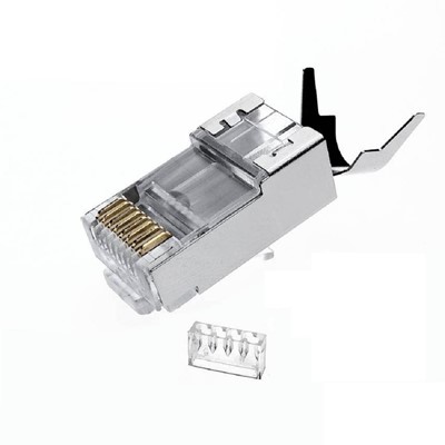 Qport Q-J710m Cat7/Cat6a Metal&Ayraçlı Rj45 Konnektör 10'Lu