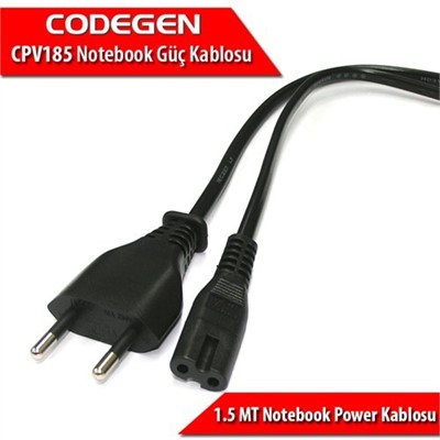 Codegen 1.5M Ikı Uclu Notebook Power Kablosu (Cpv185)