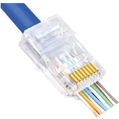 Qport Q-J610y Ez-Plug Yeni Nesil Cat6 Rj45 Konnektör 50'Li