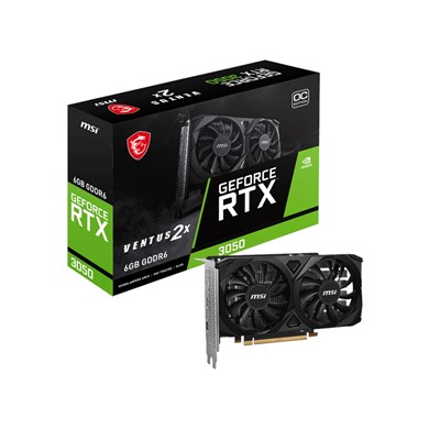 Msı Rtx3050 6Gb Gddr6 96Bıt Dp/2Xhdmı (Rtx 3050 Ventus 2X E 6G Oc)