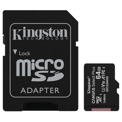 64 Gb Kıngston Canvas Select Plus Mıcro Sdhc Uhs-1 Class 10 100Mb/S (Sdcs2/64Gb)