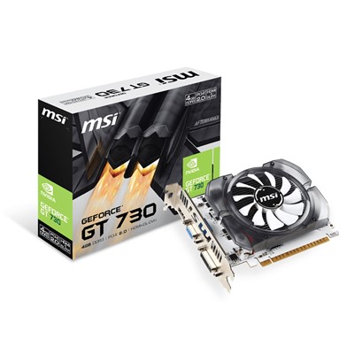 Msı Gt730 4Gb Gddr3 128Bıt Hdmı/Dvı/Vga (N730-4Gd3v2)