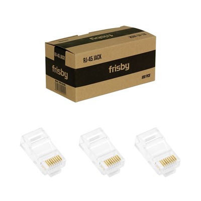 Frısby Fnw-Rj4519n 100 Lu Paket Cat5 Rj45 Utp Konnektor