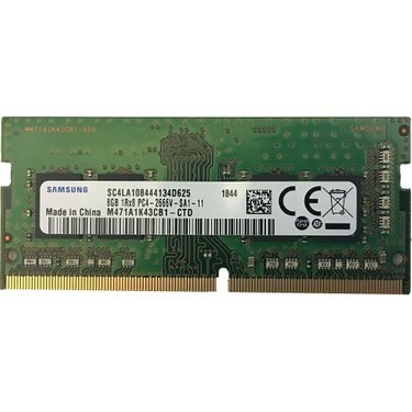 8 Gb Ddr4 2666Mhz Samsung Sodımm Kutusuz (M471a1k43db1-Ctd)