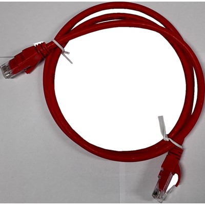 Ager Ac-602-020/R 2Mt Utp Cat6 Patch Kablo Kırmızı Cu, Lszh Awg 26/7