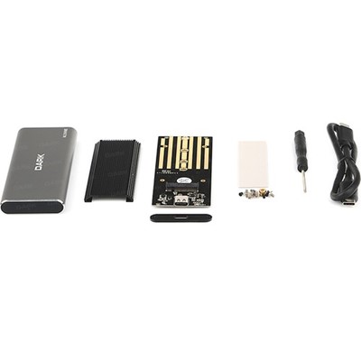 DARK (DK-AC-DSEM4) USB TYPE-C - M.2 SATA NVMe SSD DISK KUTUSU