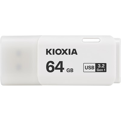 64 Gb Usb3.2 Kıoxıa U301 Beyaz (Lu301w064gg4)
