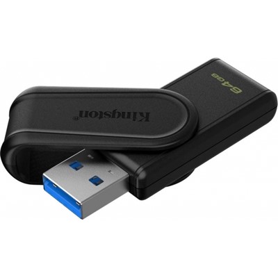 64 Gb Usb3.2 Kıngston Data Traveler Exodıa S Sıyah/Sıyah (Dtxs/64Gb)