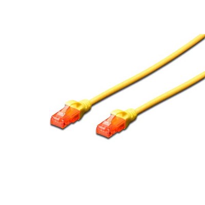 Dıgıtus Dk-1617-0025/Y 25Cm Utp Cat6 Patch Kablo Sarı Cu, Lszh Awg 26/7