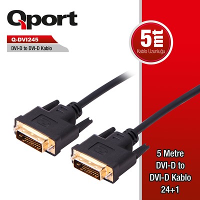 Qport (Q-Dvı245) Dvı-D 5 Metre Kablo