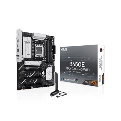 Asus B650e Max Gamıng Wıfı Am5 Ddr5 Ses Glan Dp/Hdmı Sata3 Usb3.2 Atx