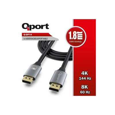 Qport Q-Dp14 1.4V Dısplay Kablo 1.8Mt