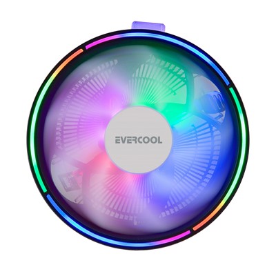 Evercool Cs-13 12Cm Rgb Amd & Intel Lga1200/Am4 Soket İşlemci Fanı