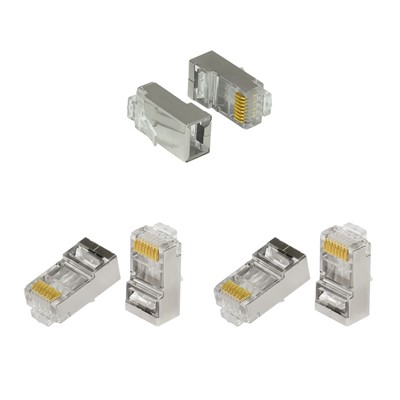 Frısby Fnw-Rj4522n 100 Lu Paket Rj45 Ftp Cat6 Metal Konnektor