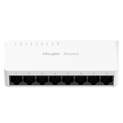 Ruıjıe Reyee Es08g-L 8 Port 10/100/1000 Yonetılemez Desktop Swıtch Plastik Kasa