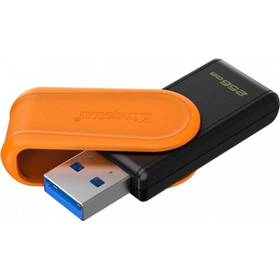256 Gb Usb3.2 Kıngston Data Traveler Exodıa S Sıyah/Turuncu (Dtxs/256Gb)