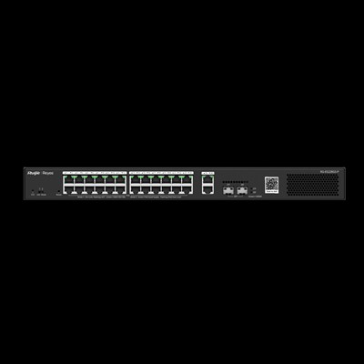 Ruıjıe Reyee Rg-Es228gs-P 24 Port 10/100/1000 24 Port Poe 2 Port Uplınk +2 Sfp 370 Watt Cloud Yönetilebilir Rack Mount S