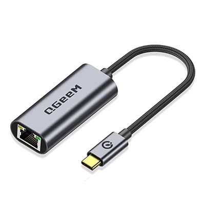 Qgeem (Qg-Ua05) Usb3.1 Type-C To 10/100/1000 Rj45 Cevırıcı Adaptor