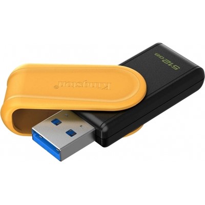 512 Gb Usb3.2 Kıngston Data Traveler Exodıa S Sıyah/Sarı (Dtxs/512Gb)