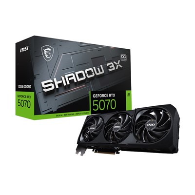 Msı Rtx5070 12Gb Gddr7 192Bıt 3Xdp/Hdmı (Geforce Rtx 5070 12G Shadow 3X Oc)