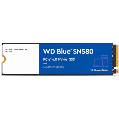 Wd Sn580 1Tb 4150/4150/Mb/S 2280 M2 Pcıe Gen4 Nvme Ssd Wds100t3b0e