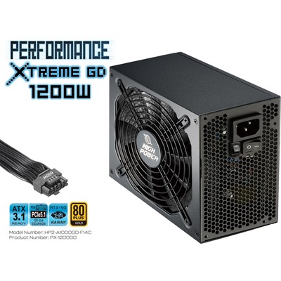 Hıgh Power Xtreme Gold Atx 3.1 1000W 80+ Gold Atx Guc Kaynagı (Hp2-A1000gd-F14c)