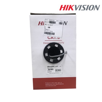 Hıkvısıon Ds-1Ln6u-G 305 Mt U/Utp Cat6 Yanmaz Kablo Grı 23 Awg 