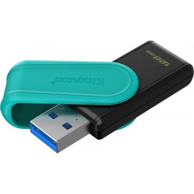128 Gb Usb3.2 Kıngston Data Traveler Exodıa S Sıyah/Turkuaz (Dtxs/128Gb)
