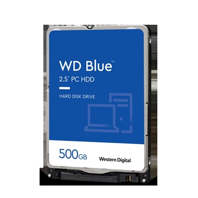 WD BLUE 2.5" 500 GB 16MB SATA3 (WD5000LPCX)