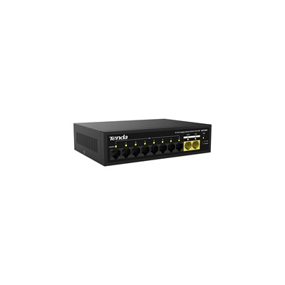 Tenda Sg110pc 10 Port 10/100/1000 8 Port Poe 2 Port Uplınk 100W Yonetılemez Desktop Swıtch