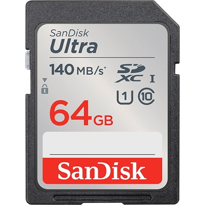 64 Gb Sandısk Mıcro Sdhc 140Mb/S Class 10 (Sdsdunb-064G-Gn6ın)