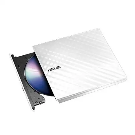 Asus Sdrw-08D2s-U 24X Okuma/8X Yazma Usb Slım Dvd-Rw Beyaz 