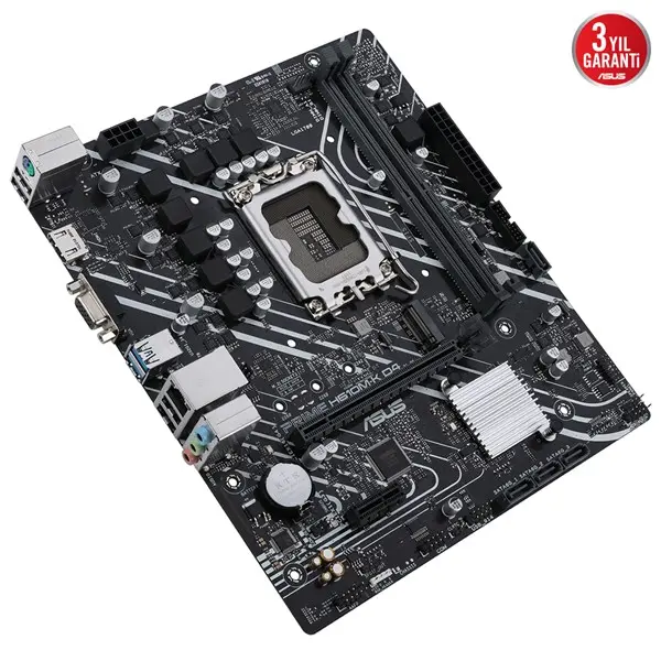 Asus Prıme H610m-K D4 2Xddr4 Vga/Hdmı 1Xm.2 1Xglan 1700P Anakart