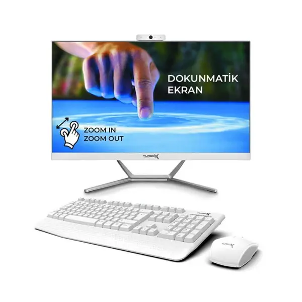 Turbox Tax1387 I5-12450H 16Gb 512 Ssd 23.8" Fhd Dokunmatik Free-Dos All In One Pc