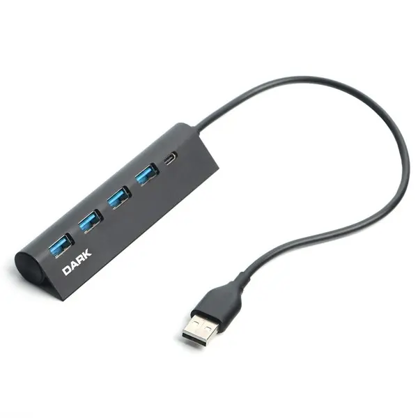 Dark Dk-Ac-Usb346 4 Port Usb2.0/Usb-C To Usb Hub Sıyah