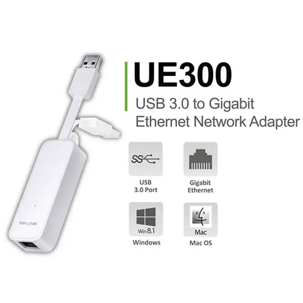 Tp-Lınk Ue300 10/100/1000 Usb Ethernet Dönüştürücü