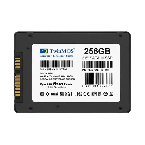 TWINMOS 256 GB 2.5" SATA3 SSD 580/550 (TM256GH2UGL)