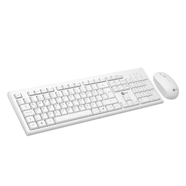 LECOO KW200 KABLOSUZ Q KLAVYE MOUSE SET BEYAZ