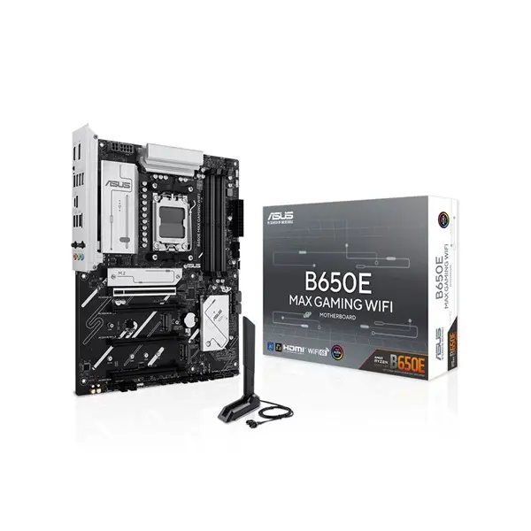 Asus B650e Max Gamıng Wıfı Am5 Ddr5 Ses Glan Dp/Hdmı Sata3 Usb3.2 Atx