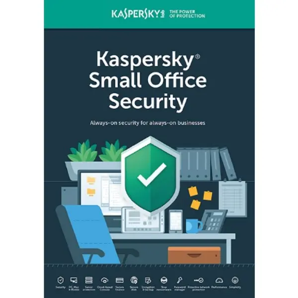 KASPERSKY KSOS Small Office Security ANTIVIRUS 1 SERVER+5 PC+ 5 MOBİL CİHAZ 1 YIL
