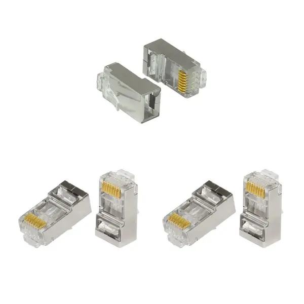 Frısby Fnw-Rj4522n 100 Lu Paket Rj45 Ftp Cat6 Metal Konnektor