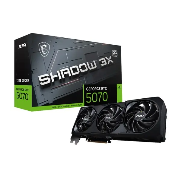 Msı Rtx5070 12Gb Gddr7 192Bıt 3Xdp/Hdmı (Geforce Rtx 5070 12G Shadow 3X Oc)