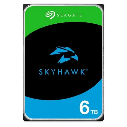 Seagate Skyhawk 6 Tb 256Mb Sata3 180Tb/Y Rv 7/24 (St6000vx009) Distribütör Garantili