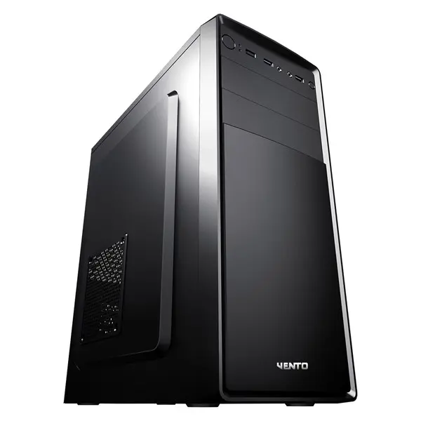 Vento Vs120s 300W 1X9cm Arka + 1X12cm Ön Atx 2Xusb2.0/1Xusb3.0 1Xaudıo Siyah Kasa