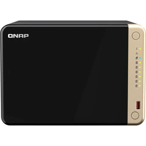 Qnap Turbonas Ts-664-8G 8Gb 6 Bay 2X2.5Glan Nas Depolama Ünitesi